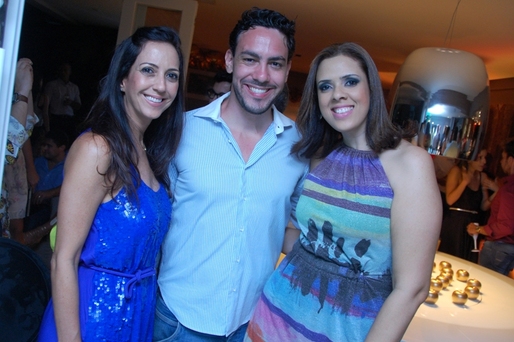 Carol Souza, Carlos Eduardo Bento e Luciana Rebello