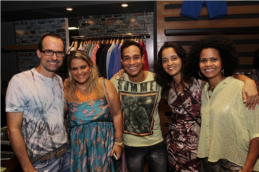 Alexandre Lins, Carine Cedrashi, Alvaro Pinho, Daniela Penna  e Joelma Silva