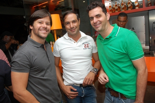 Flavio Brito, Sandro Malheiros e Marcos Mendonça