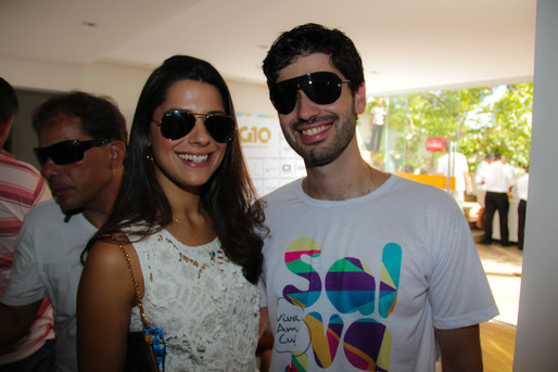 Flavia Braga e Vitor Barros