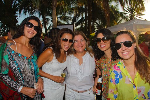 Tatiana Fauza, Jacira Mascarenhas, Tatiana Rocha, Luana Pontos e Manuela Martinez