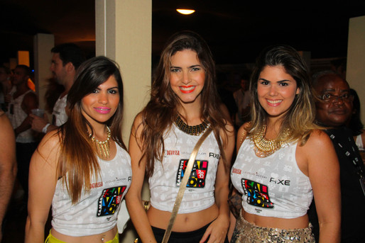 Andressa Borges, Luzielle Vasconcelos e Andrea Lemos