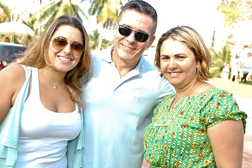 Tatiana Zanutto, Roberto Fereira e Carla Magalhães