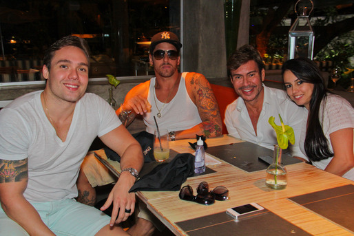 Leonardo Damiani, Marcel Souza, Carlos Rodeiro e Karol Castro