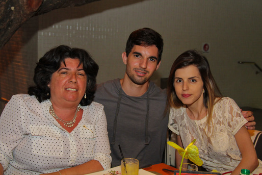 Sandra Ramalho, João Paulo Espinheira e Ingrid Souza