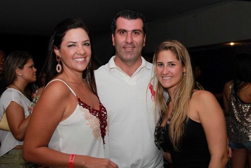 Manuela Coutinho, Ricardo Rudge e Taís Carvalho