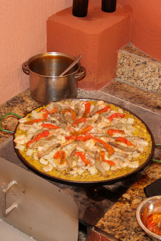 Paella Preparada pelos Alunos VIP