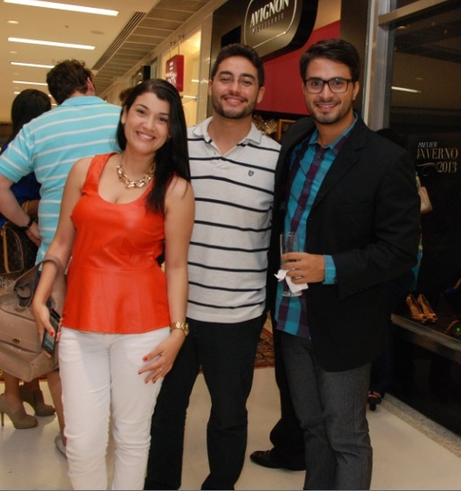 Gisele Dias ,Raphael Vaz e Guilherme Gagliardi