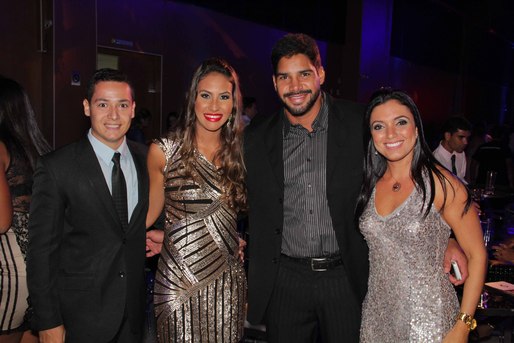 Gabriel Samelute, Juliana Reis, Fabio Reis e Michele Gramacho