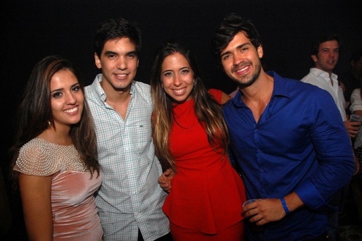 Amanda, Anibal, Duda e Rodrigo Carvalho