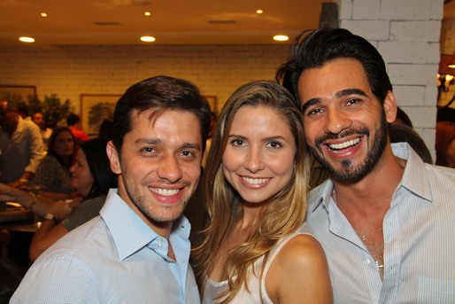 José Augusto, Rafaela Meccia e Marlon Gama