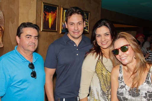 Paullo Tannus, Arthur Gallas, Monica Gallas e Angela Tannus