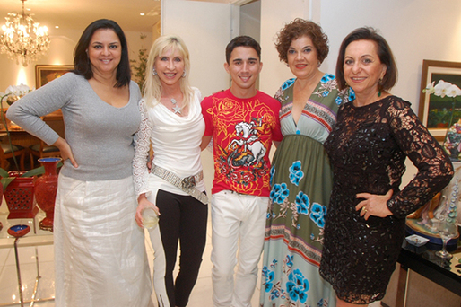 Ana Paula Magalhães, Lia Ferreira, Tamyr Mota, Jacquelina Costa Lino e Regina Weckerle