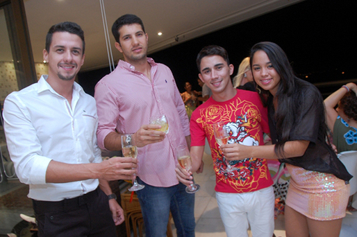 Ramon Andrade, Daniel Torres, Tamyr e Tâmara Mota