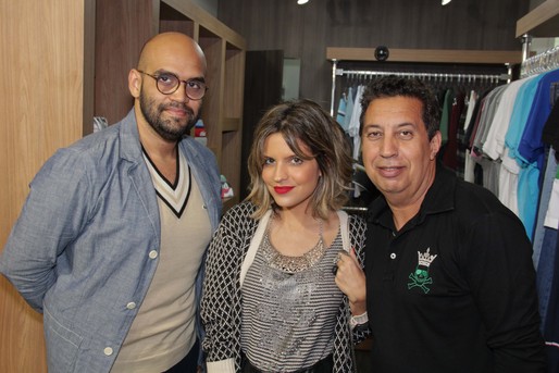 Leo Amaral, Paula Magalhães e Jamil Moreira