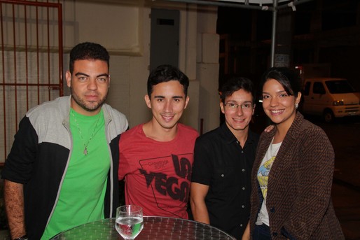 Thiago Peralta, Tamyr Mota, José Mion e Alana Camara