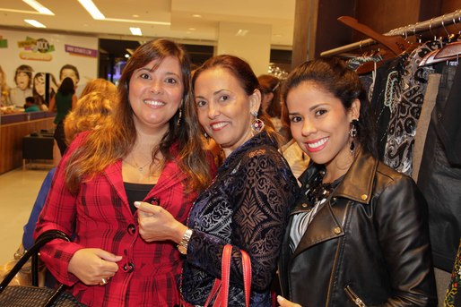 Fernanda Perez, Florinda Meireles e Luana Rocha