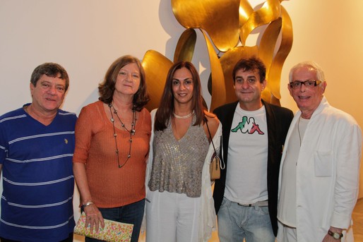 Sergio e Carol Rabinowitz, Monica Trigo, Bruno Nunes e Nonato Freire