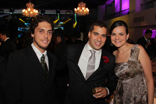 Bruno Mota, Guilherme Jaconina e Gabriela de Carvalho