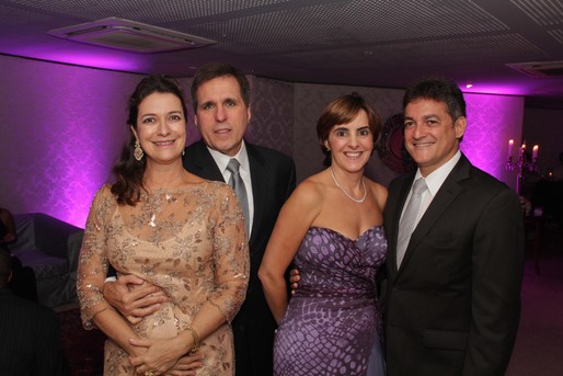 Denise Martineli, Antonio Carlos Martineli, Clarissa Mathias e Cezar Machado