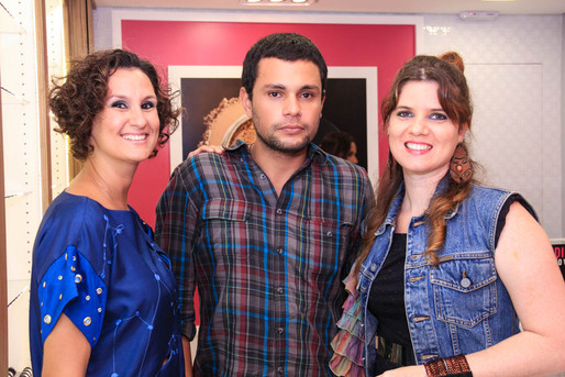 Karol Farias, Zedu Cavalho e Juliana Rabinovitz