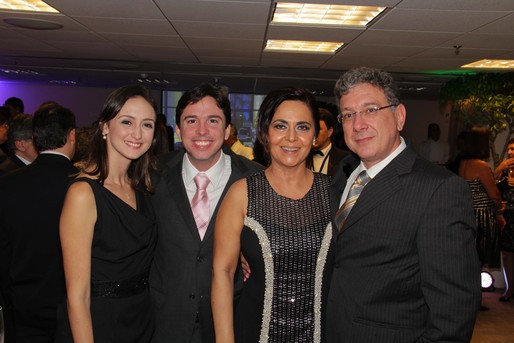 Sandra Simin Siqueira, Luiz Fernando, Laura e André Gordilho