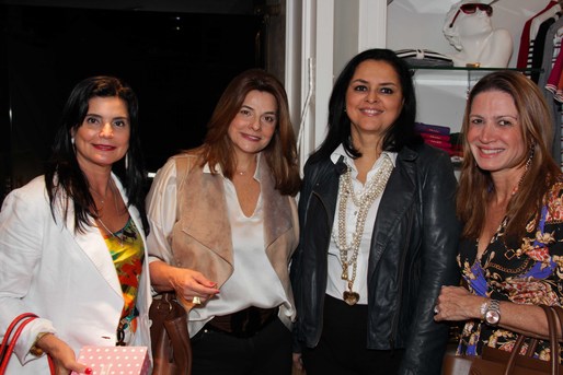 Tercia Borges, Cristina Arcoverde, Ana Paula Magalhães e Milena Ollandezos