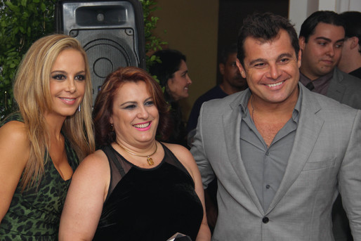 Larissa Bicalho, Cristiane Pepe e Paulo Bacchi