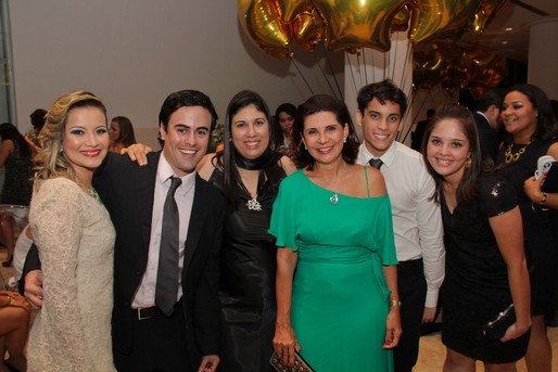 Eliene Avila, Miro Newton, Ana Paula Cardoso, Marica Meccia, Robson Nascimento e Amanda Azevedo