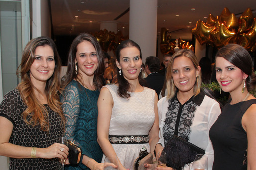 Jamile Lima, Luisa Vasconcelos, Izabela Motta, Gabriela Brandt e Lais Barreto