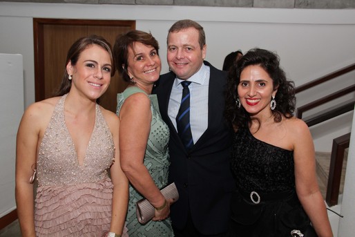 Rafaela Fonseca, Liliane Andrade, Ulrico Zurcher e Ticiana Fahel