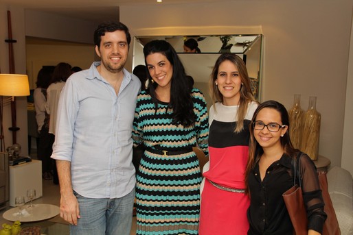 Mateus Wagner, Carolina Bittencourt, Carolina Quintela e Ticiane Guimarães