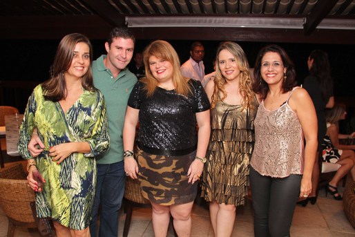 Adelaise Martins, Tiago Paiva, Fernanda Lebran, Ivana Fadul e Nayara Matos