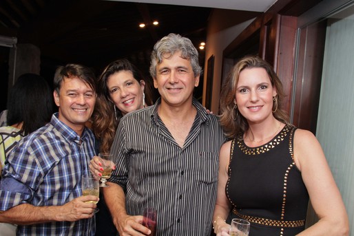 Mauricio Saback, Aline Barros, Edmundo Azevedo e Otaviana Oliveira