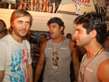 David Guetta, Paulo Góes e Luis Eduardo Magalhães