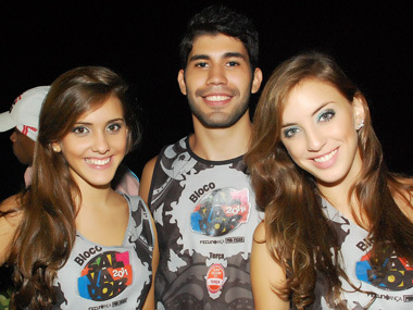 Mariana Henriques, Felipe Conrado e Carolina Henriques