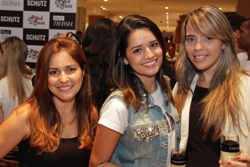 Cida Gama, Mila Cavalcante e Isana Gama