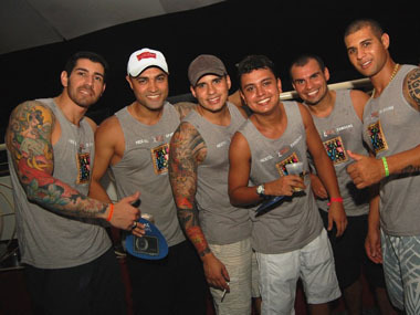 Fedal Dias, Bruno Moreira, Johnny Andrade, Layon Fraga, Phafael Reis e Fagner Mendes