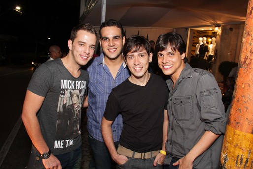 Rodrigo Prudencio, Phelipe Barreto, Bruno Menezes e Yuri Martins