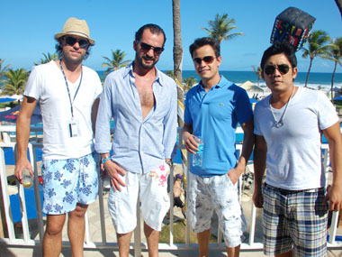 Tiago Salvador, Anderson Godinho, Bruno Prado e Fabio Endo