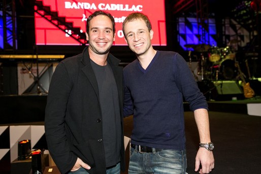 Thiago Leifert e Caio Ribeiro