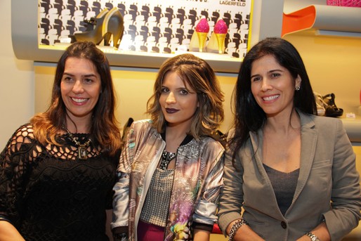 Cida Medrado, Paula Magalhães e Monica Sarti