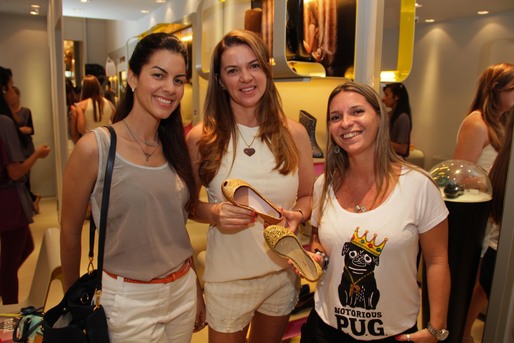 Priscila Reis, Luiza Tavares e Melissa Horta