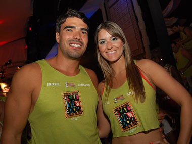 Ruy Bisneto e Alline Barradas