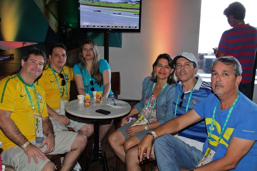 Alexandre Santos, Gustavo Jatobá, Marli Costa, Fernanda Costa e Luiz Carlos Lima
