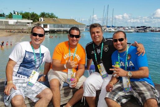 Anatalicio Sardinha, Danilo Araujo, Luiz Freire e Alison Rissutt