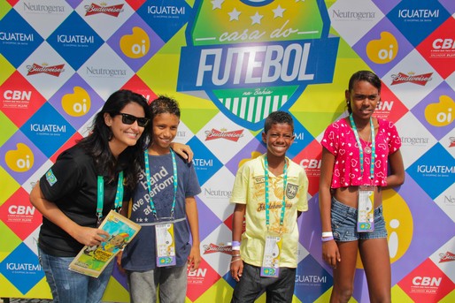 Livia Camello, Samuel Felix, Leonardo Santos Vieira e Keyla Pereira dos Santos