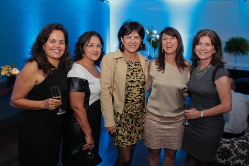 Sonia Oliveira, Verinha Garcez, Suzana Simões, Helena Mendonça e Cicy Cunha