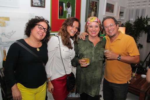 Ana Paula Prado, Mácia Freire, Paula Rezende e Alvaro Villela