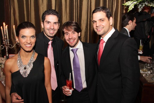 Tanie Oliveira, Ricardo Guerra, Marcos Moura e Gustavo Chagas